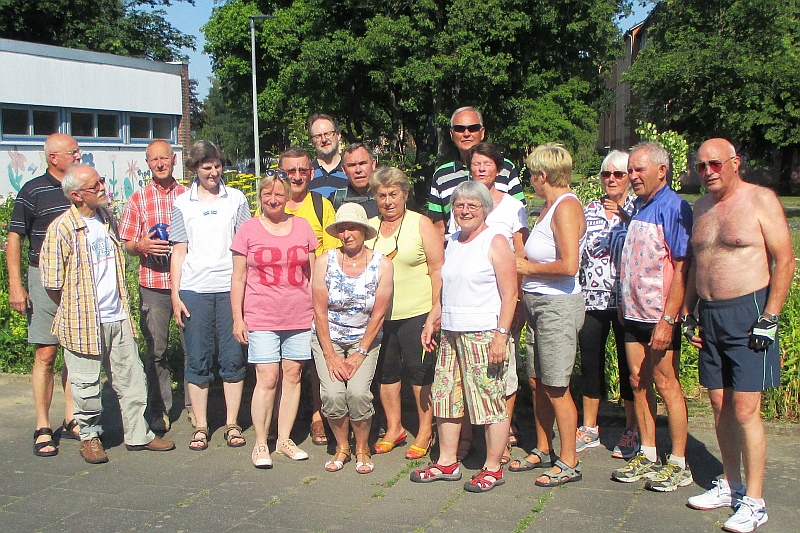 Pedalritter der Rueckenschule on Tour 2015