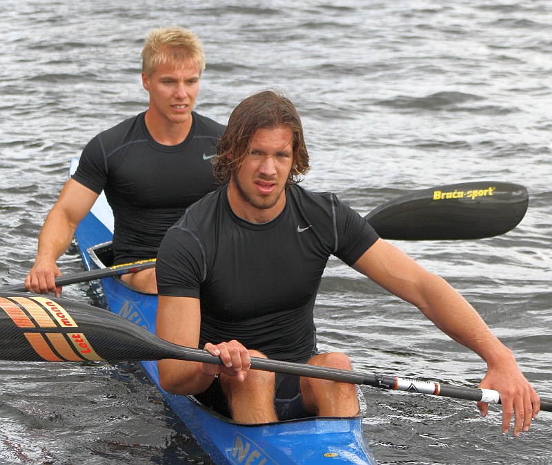 Max Staats (vorne) mit seinem Partner Marvin Stryga im KII auf der NDM 2016