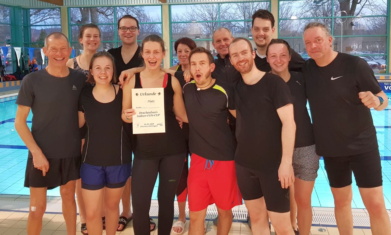 Zweiter Platz für das Drachenboot Team des TWG 1861