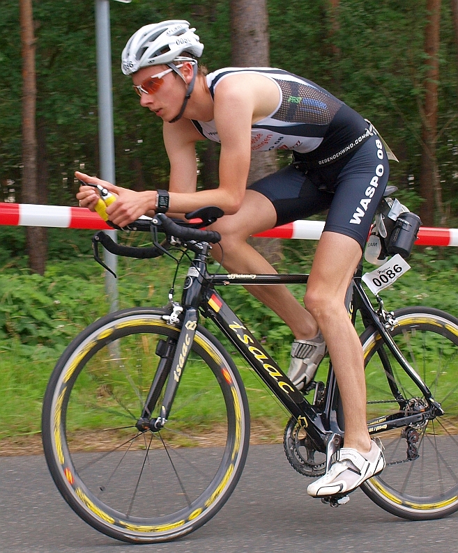 Julius beim Marathon in Roth